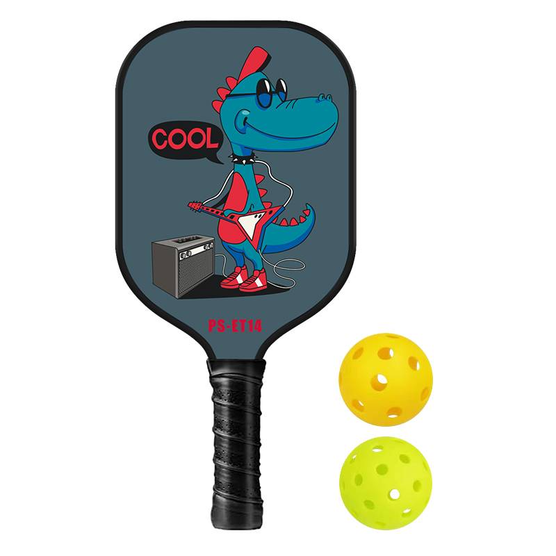 [PS-ET14] A racket of a glass fiber+two goals